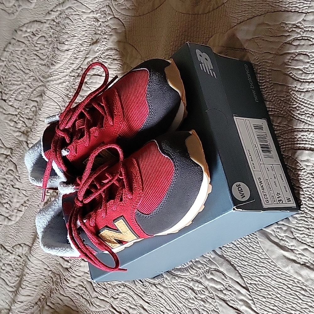 New Balance 574 kids size 3.5 wide